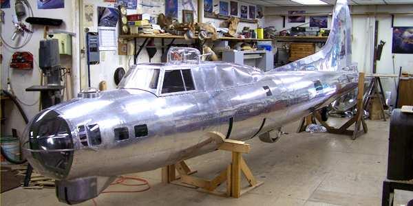 Jack Bally s B-17 is coming along 82% Corsair The only single seat B-17 you will see by Jack Bally of Dixon, Illinois.