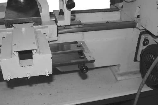 To prevent inconsistent turning results, always start each pass with the tool approximately 1 2" behind the starting point on the workpiece. To disengage the taper attachment: 1.