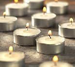 Floating candles pack of 12 = R80 BATTERY OPERATED CANDLES ITEM PRICE Tealight candles -white