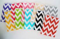 Chevron bags (pack of 10) R 45 Striped bags