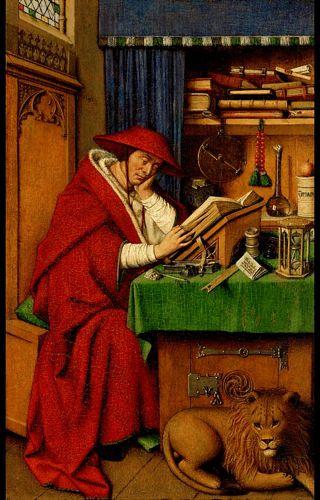 Jan van Eyck, St Jerome in His Study,