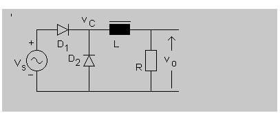 CIRCUIT DIAGRAM OF FREE WHEELING DIODE The circuit shown above differs from the circuit described in the previous page, which had only one diode, labeled D 1.