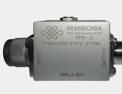 BROADBAND PRE-AMPLIFIER FPA-2, 9 khz 2 GHz, FPA-6A, 10 MHz 6 GHz, FPA-6B, 9 khz 6 GHz The FPA-x is a general purpose broadband pre-amplifier with high gain and low internal noise.