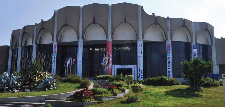 THE VENUE Cairo int l conference center Egy Stitch & Tex will take place at one of the landmarks of exhibitions in Egypt and the Middle East, Cairo International Convention and Exhibition Centre.