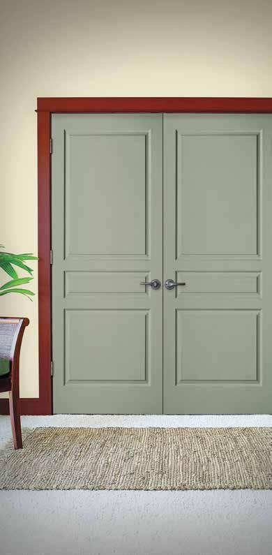 AVALON Classic and Traditional Suited towards traditional home styles, the Avalon moulded interior door boasts a textured woodgrain