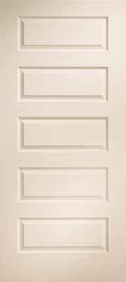 Custom design your own moulded doors featuring a clean look and precise detailing.