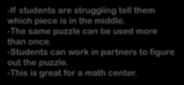 An answer key is included and the uncut puzzle can serve as an answer key.