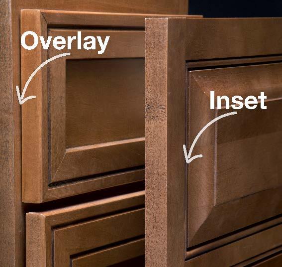Because of these tight tolerances: 1. If inset cabinets are not installed properly, doors and drawers may appear warped even when they are not. 2.