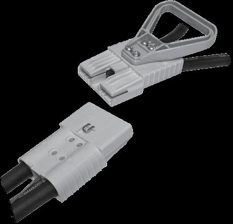 Connectors - up to 350 Amps ORDERING INFORMATION SBX and SBE connectors can integrate up to 8 auxiliary power / signal contacts along with the two primary power circuits.