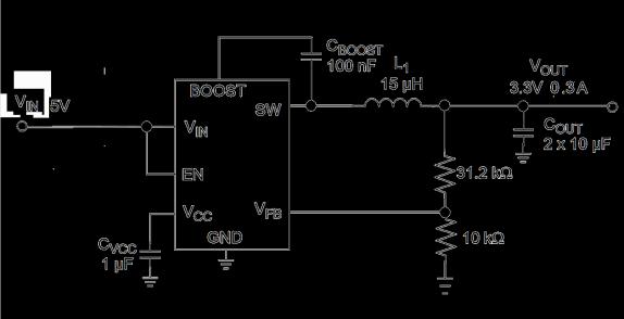 input filter. The following figure shows the converter schematic without any input filter.