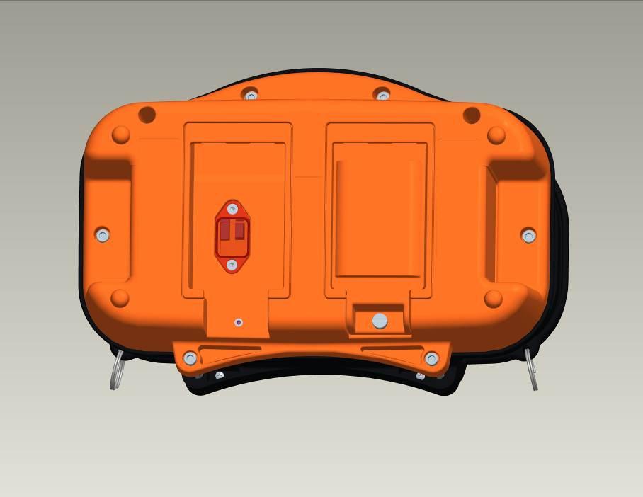 When placing the battery pack into the XLTX battery pocket, ensure that the pack is fully seated and that the thumb screw is tightened down to hold the