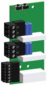 ARI-PREMIO -Plus 2G Accessories Relay board Relay (zero-potential changeover contacts) switching capacity U B 3 A ohm resistive load, 250 V, 6 A inductive load 1 (open) 1 (close) 3 warning 4 failure