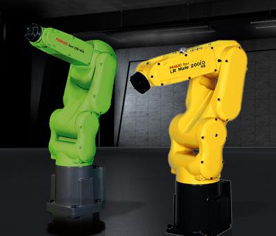 FANUC CR 4IA THE EXPANSION OF THE GREEN ROBOT LINEUP, WHICH ENABLES WORKING WITH OPERATORS COLLABORATIVELY, IS SURE TO CONTRIBUTE TO NEW AUTOMATIZATION OF MANUFACTURING INDUSTRIES.