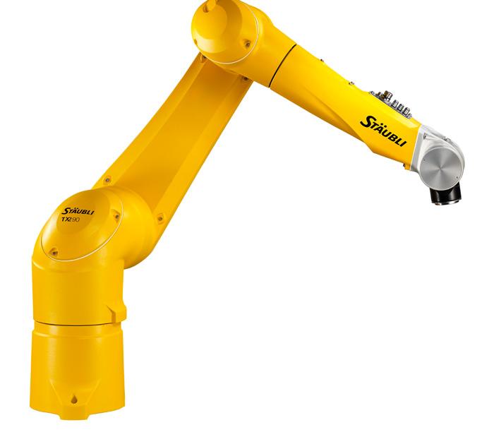 STÄUBLI TX2-90, TX2-90L & TX2-90XL STÄUBLI is a large industrial robot manufacturer based in Switzerland. They just released a new collaborative robot series with a medium payload, the TX2-90.