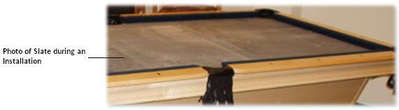 Full one-inch thick professional slate is leveled for seamless ball roll and optimal play leveled to 1/10,000 th s of an inch on the top and bottom We ve combined a piece of