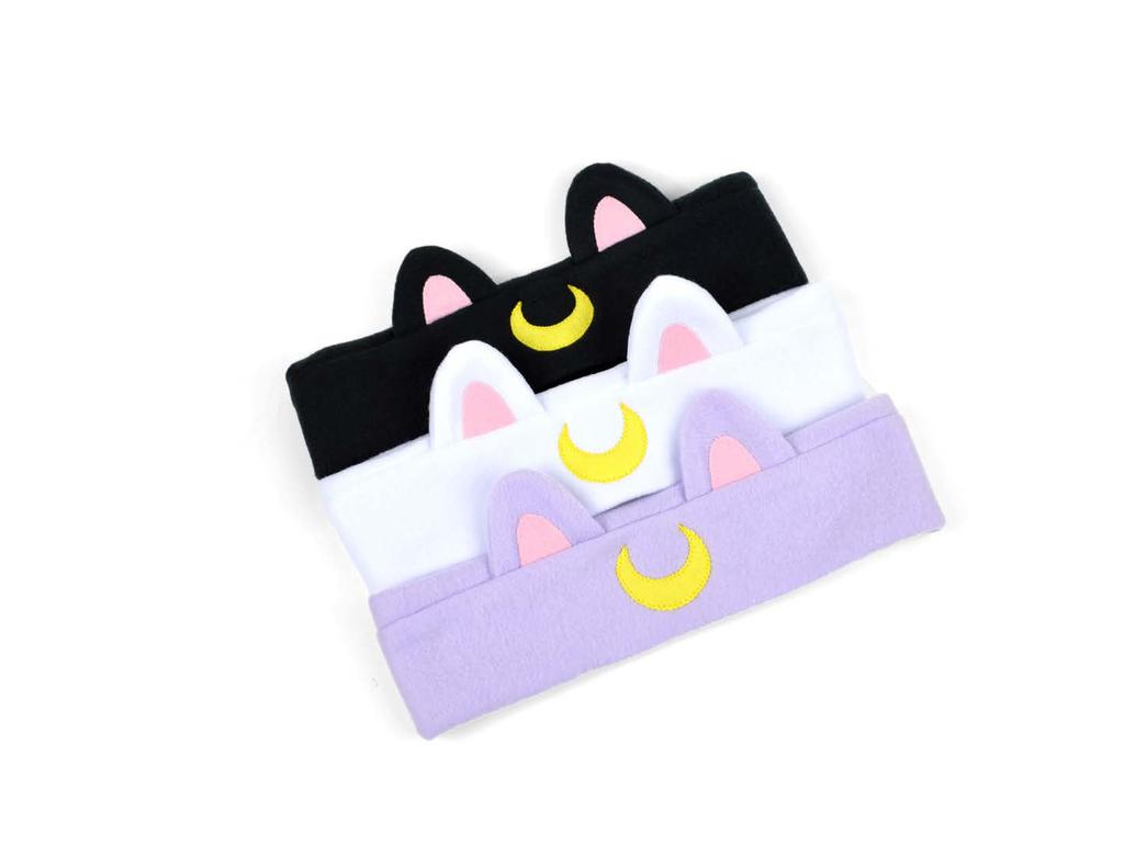 moon kitty headbands These headbands are a classic piece for your head with a twist for Sailor Moon fans -- or at least cat fans!