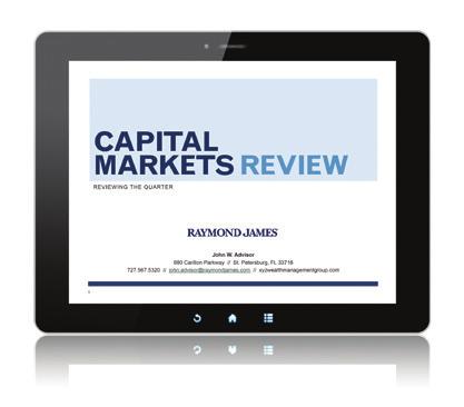 CAPITAL MARKETS REVIEW Features a series of market and economic charts to support the committee s themes.
