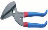586.1/7 utter for 586/6 591R-PUS/3DP ever tin snips pelican type model with inserted blade for cutting sanded steel blades induction hardened 592R/7PR Tin snips pelican type, entirely hardened and