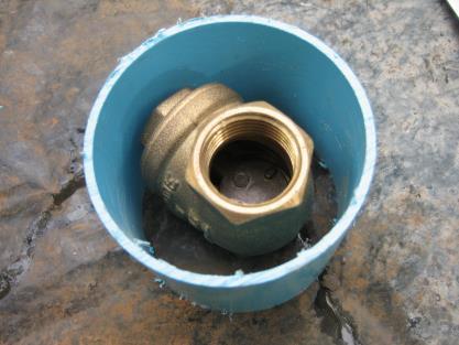 valves can be used for the bucket pump.