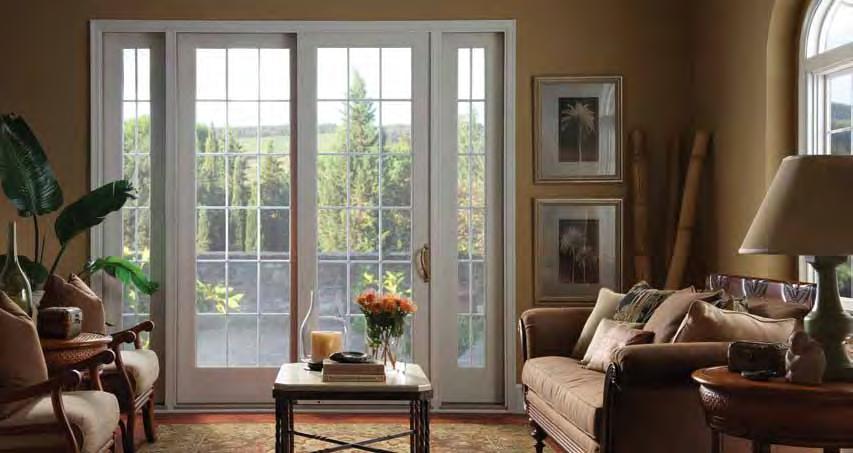 MIRA PREMIUM SERIES MIRA FRENCH SLIDING PATIO DOOR Mira Premium Series French Sliding Patio doors offer timeless style in a space-saving sliding configuration.