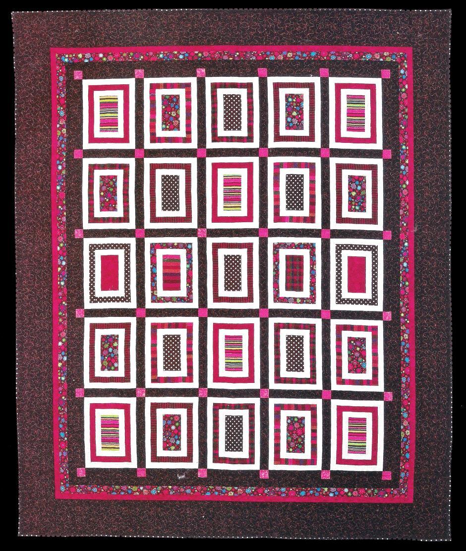 CHERRY PIE QUILT LAYOUT Antonie Alexander, The Red Boot Quilt Company 2017 This is a free