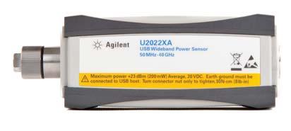Agilent U2020 X-Series USB Peak and Average Power Sensors Data Sheet Accelerate your production throughput Accelerate your production throughput with Agilent U2020 X-series