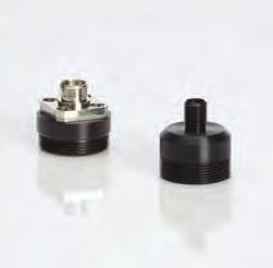Max- Sensor Accessories Fiber-Optic Connector Adapters The following fiber-optic adapters can be mounted directly onto the 3/4-32 threads on the front of LM-3 and LM-10