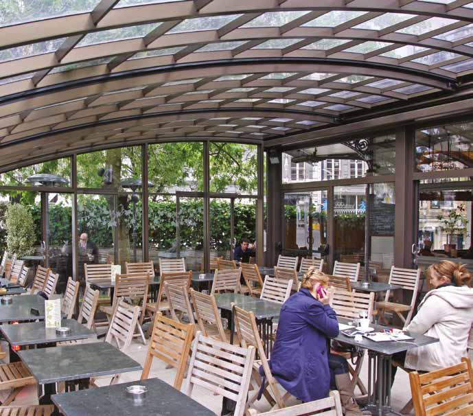 PATIO ENCLOSURE CORSO HORECA MAXIMIZE YOUR REVENUE Do you have a pub, restaurant or coffee shop with an outdoor area that only gets used by customers during the summer or never gets used at all?