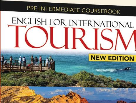 English for International Tourism new Edition 3 LEVELS CEF A2 B2 100% NEW business & VoCationaL Authentic material taken from dorling Kindersley s acclaimed Eyewitness Travel Guides English for