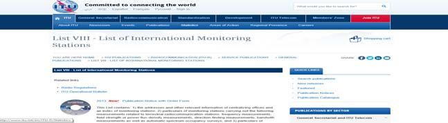 ITU R Previous Publication related to Space Monitoring ITU R Handbook on Spectrum Monitoring: Chapter 5.1 Monitoring of spacecraft emissions 5.1.2.