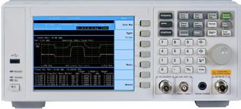 Spectrum analyzer (MXA, EXA and PXA) To display the power