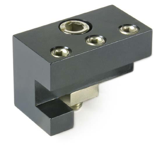 250 2 Hold downs PN 33910 - MACHINABLE GANG BLOCK RH TURNING/FACING GANG BLOCK Right-handed Turning/Facing Gang Block. Using with 80 Diamond, Triangle, or Trigon Inserts.