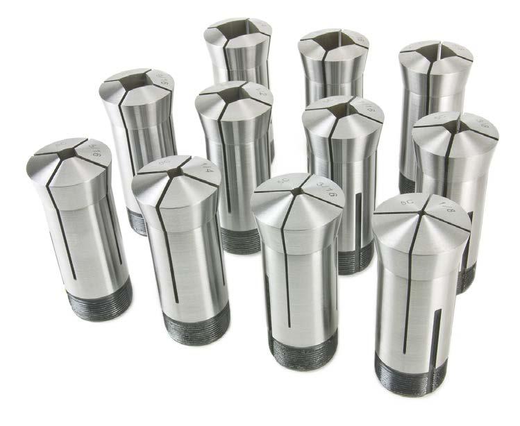 Tormach 5C Collets, 15L Chucks Slant-PRO and Fixtures CNC Lathe 5C COLLET SETS We offer both metric and imperial 5C collet sets.