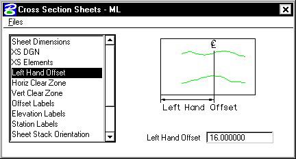 levels as shown: Step 8. Fill out the Left Hand Offset as shown. Step 9.