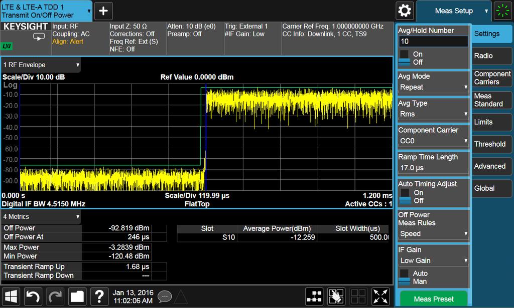 14 Keysight Overcoming LTE-A RF Test Challenges - Application Note Figure 15.