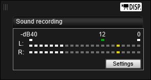 This function can be set only when the camera is in P, Tv, Av, M, or B shooting mode. Also refer to the pages related to Setting the Sound Recording in your camera s Instruction Manual.