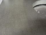 The surface of the countertop can be wet polished or cleaned and sealed, as is,