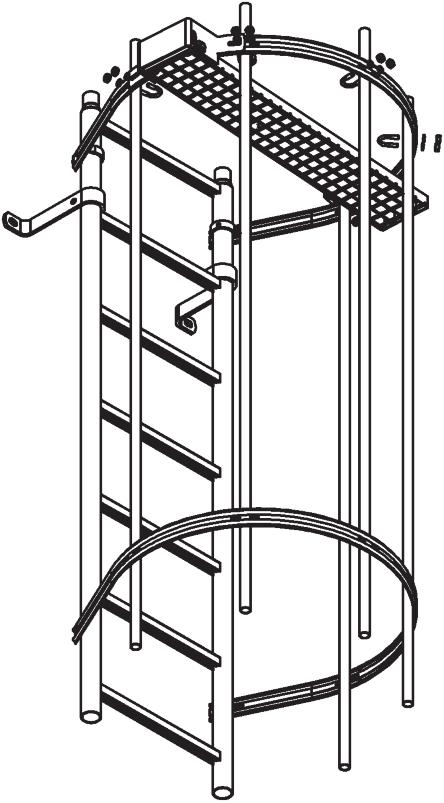 4.9 Model 0529.12.01 folding rest / Model 0529.12.10 climbing guard (Fig. 38, 39) Rests may only be installed if the safety cage has at least four back guard hoops in this area.