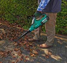 Outdoor clearing 35 Tidying made easy Keeping your garden neat and tidy. If you like everything in the garden to be kept clean and tidy, then there is nothing better than Bosch outdoor clearing tools.