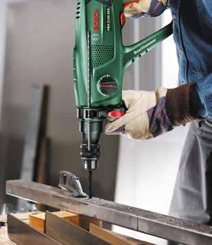 Impact drills and rotary hammers 23 Impact drills Specifications PSB 500 RE PSB 650 RE PSB 750 RCE PSB 850-2 RE Power input 500W 650W 750W 850W Max. torque 7.5Nm 9Nm 10Nm 46/12Nm Max.