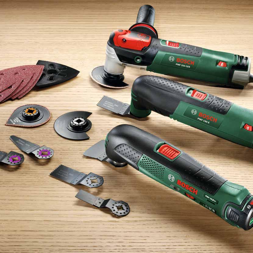 40 Bosch Power Tools for DIY Multifunction tools Whether corded or cordless the multifunction tools from Bosch are as versatile as your ideas.