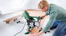 The mitre saws also come into their own when constructing custom furniture, and when laying parquet flooring and cutting decking boards.