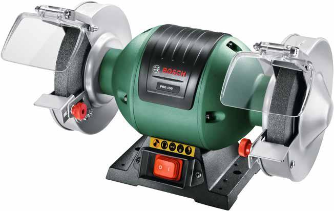 52 Bosch Power Tools for DIY Bench grinder Sharpen and grind with ease. The powerful and sturdy tool for tough applications is now here with the PBG 150 Bench Grinder.