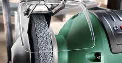 The tool also features solid protective guards to give users the best protection possible when working close to the wheel.