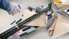 Benchtop tools 53 Tile cutters Wall and floor tile cutting.