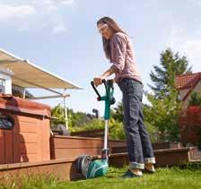 Bosch offers cordless and corded grass trimmers to help you with this. Corded grass trimmers provide high power and cutting diameters of up to 35cm.