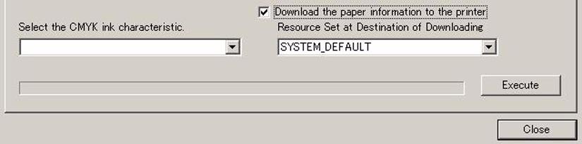 Use the following information to select the correct data file. Upstream printer For Halftone Dot: Select [Browse] to specify the halftone dot data for the printer.