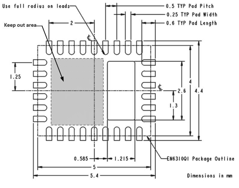 Recommended PCB Footprint Figure 9.