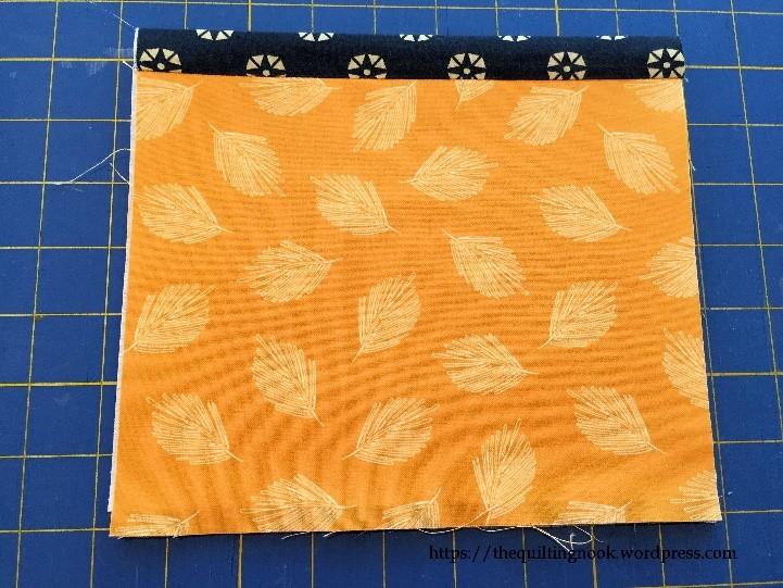 I kept the quilting simple, but you can do wthatever you like at this point.
