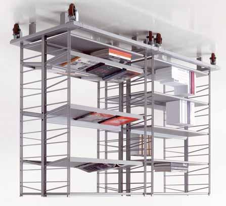 shelves every 110 mm) joined by welding to a square 30x30mm steel vertical tube, with pre-drilled holes to fasten it to the central connection crossbar; two rectangular 100x30 mm tubular steel base,